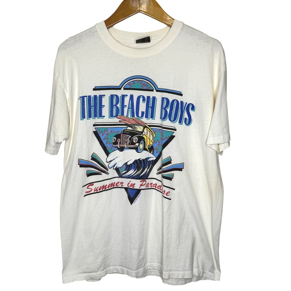 Vintage 1995 Beach Boys Summer in Paradise World‎ Tour T Shirt Large